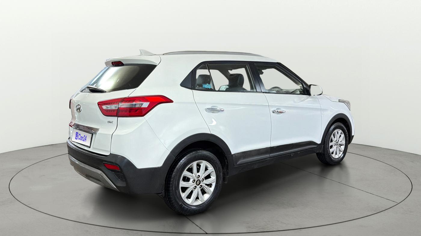 2019 Hyundai Creta SX 1.6 PETROL, Petrol, Manual, 1,18,767 km, Right Back Diagonal