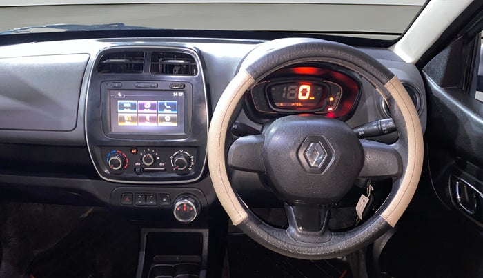 2018 Renault Kwid RXT 1.0 AMT (O), Petrol, Automatic, 14,764 km, Steering Wheel Close Up