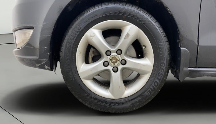 2012 Skoda Rapid ELEGANCE 1.6 MPI MT, Petrol, Manual, 1,04,264 km, Left Front Wheel