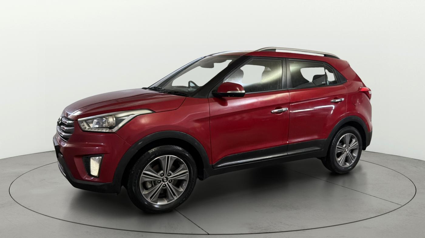 2017 Hyundai Creta SX PLUS AT 1.6 PETROL, Petrol, Automatic, 57,638 km, Left Front Diagonal