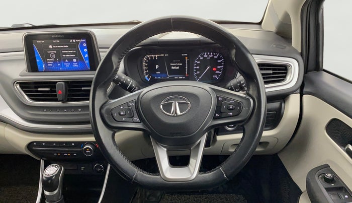 2022 Tata ALTROZ XZA, Petrol, Automatic, 27,042 km, Steering Wheel Close Up