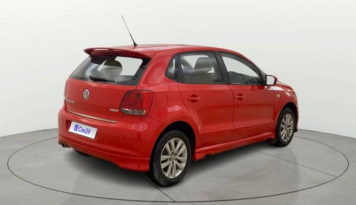 2012 Volkswagen Polo HIGHLINE1.2L, Petrol, Manual, 94,426 km, Right Back Diagonal
