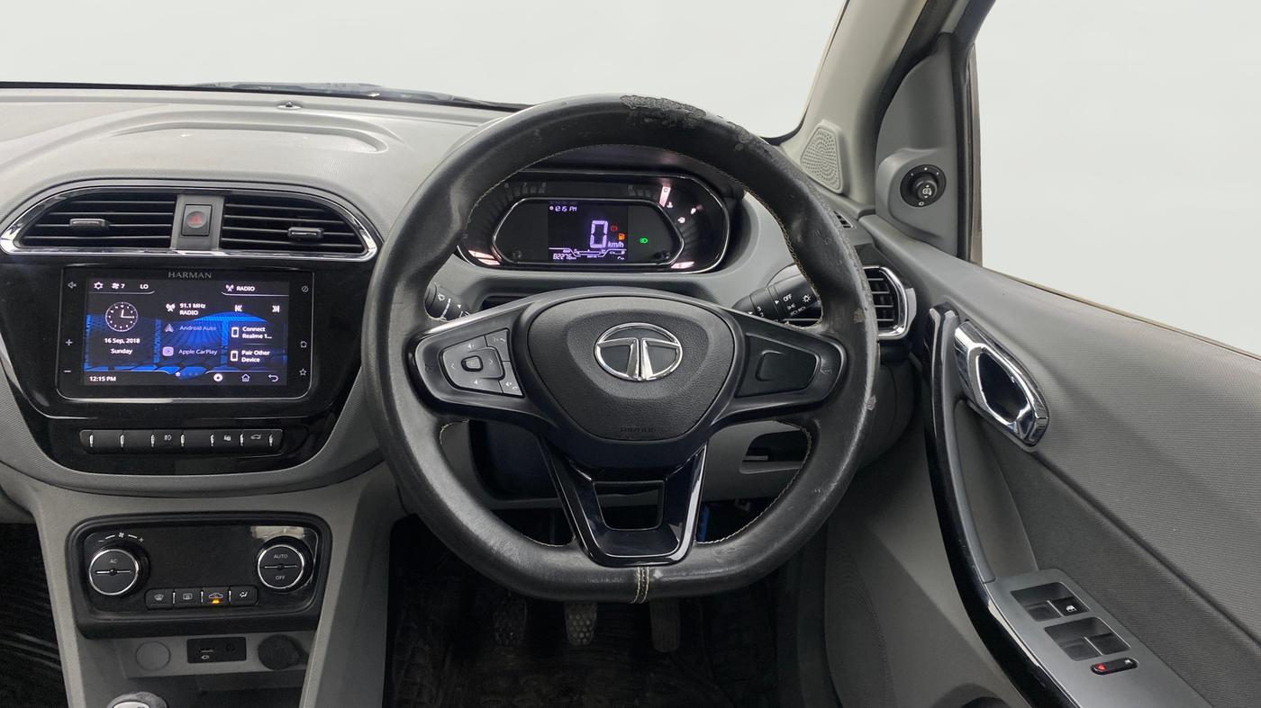 2022 Tata TIGOR XZ PLUS PETROL, Petrol, Manual, 82,276 km, Steering Wheel Close Up