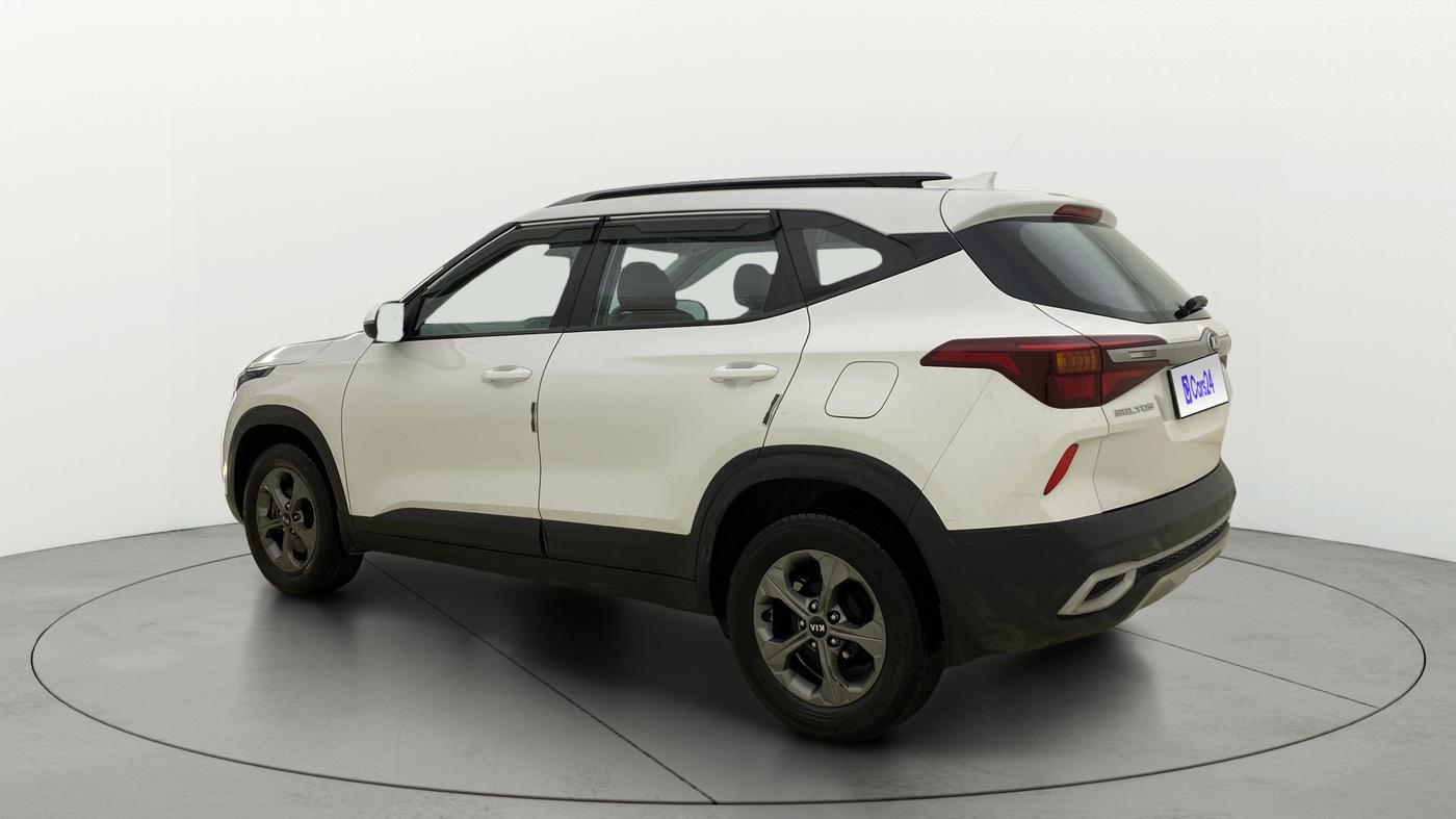 2020 KIA SELTOS HTK PLUS 1.5, Petrol, Manual, 1,05,334 km, Left Back Diagonal