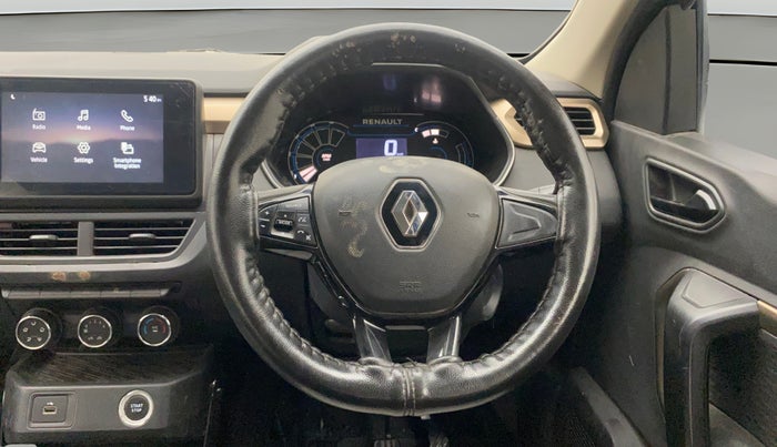2021 Renault Kiger RXT MT DUAL TONE, Petrol, Manual, 79,672 km, Steering Wheel Close Up