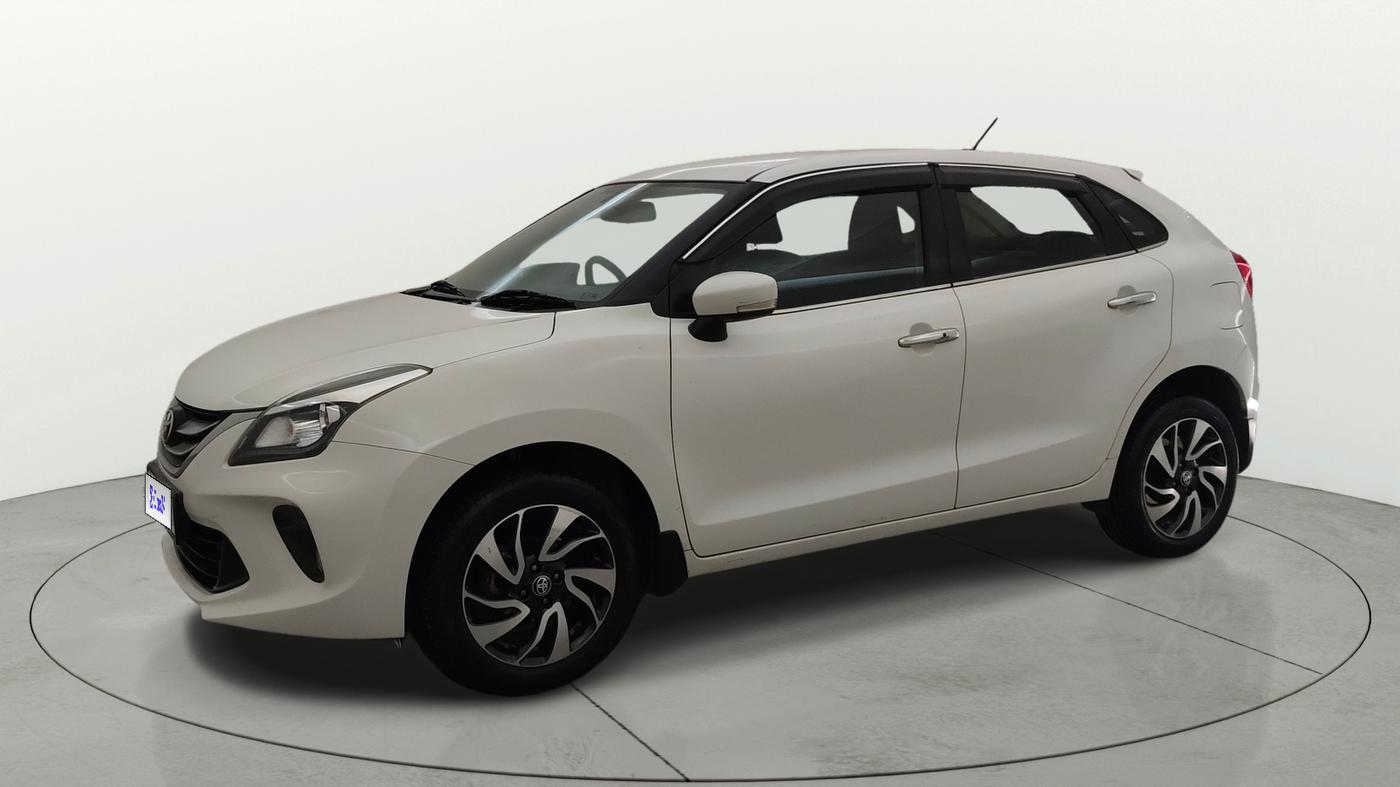 2020 Toyota Glanza V, Petrol, Manual, 56,794 km, Left Front Diagonal