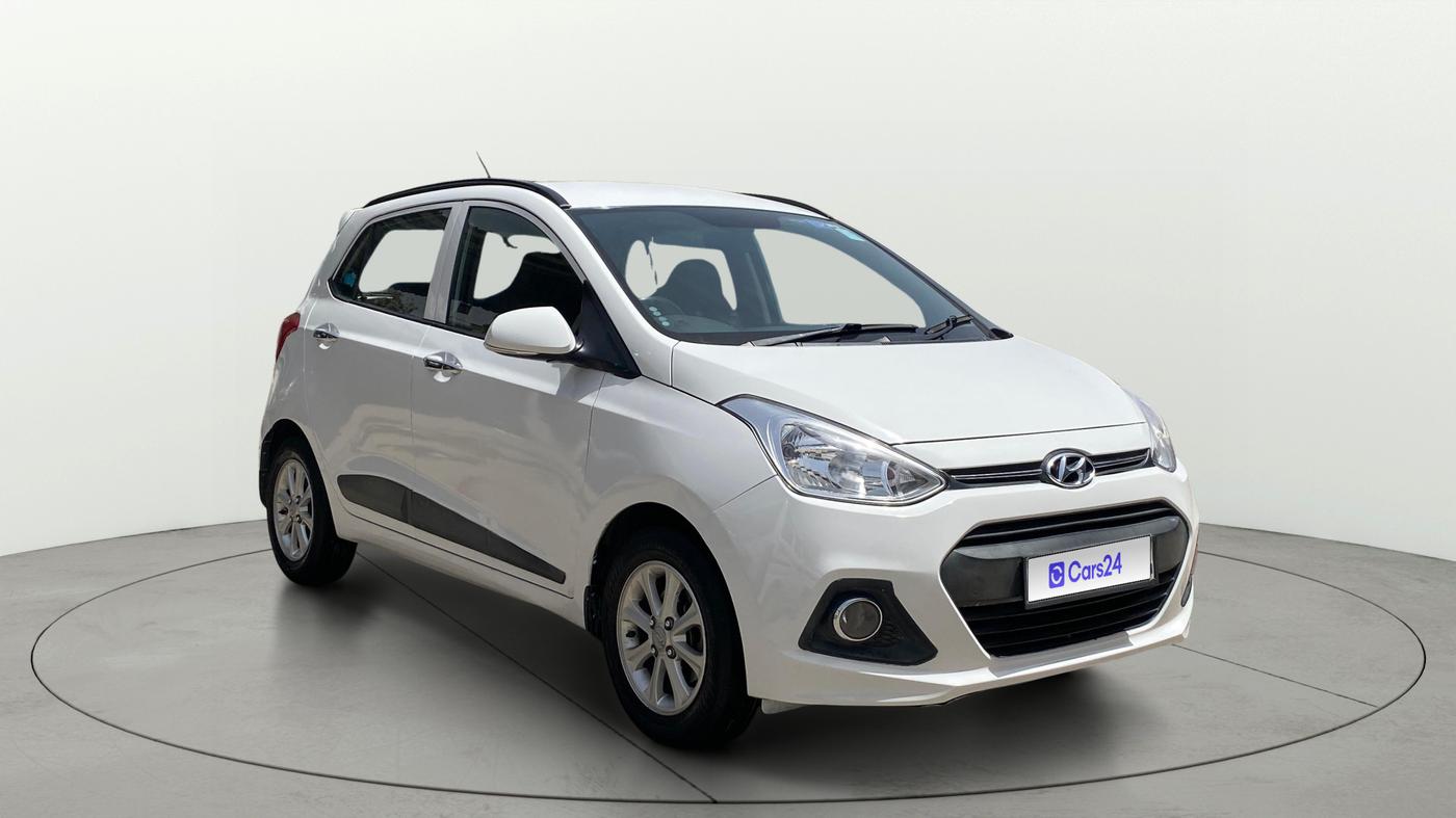 2015 Hyundai Grand i10 ASTA AT 1.2 KAPPA VTVT, Petrol, Automatic, 78,121 km, Right Front Diagonal