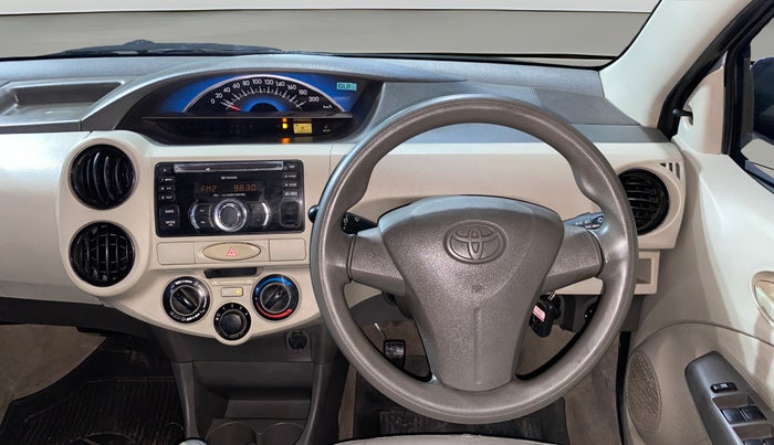 2014 Toyota Etios G, Petrol, Manual, 58,800 km, Steering Wheel Close Up