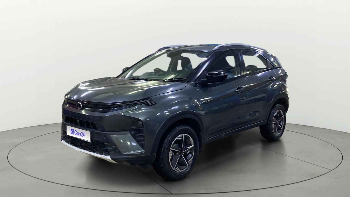 2024 Tata NEXON CREATIVE + AMT 1.5 DIESEL, Diesel, Automatic, 49,826 km, Left Front Diagonal