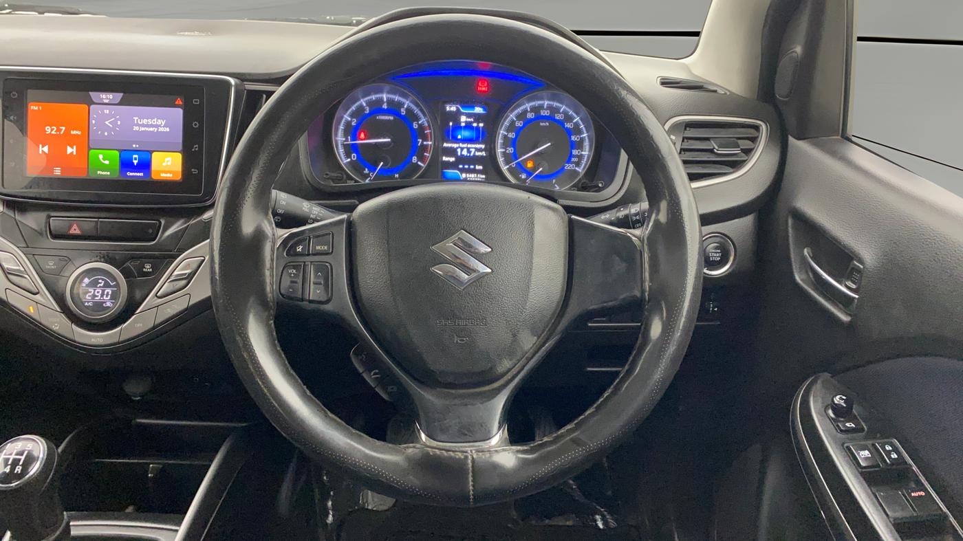 2020 Maruti Baleno ZETA PETROL 1.2, Petrol, Manual, 62,764 km, Steering Wheel Close Up