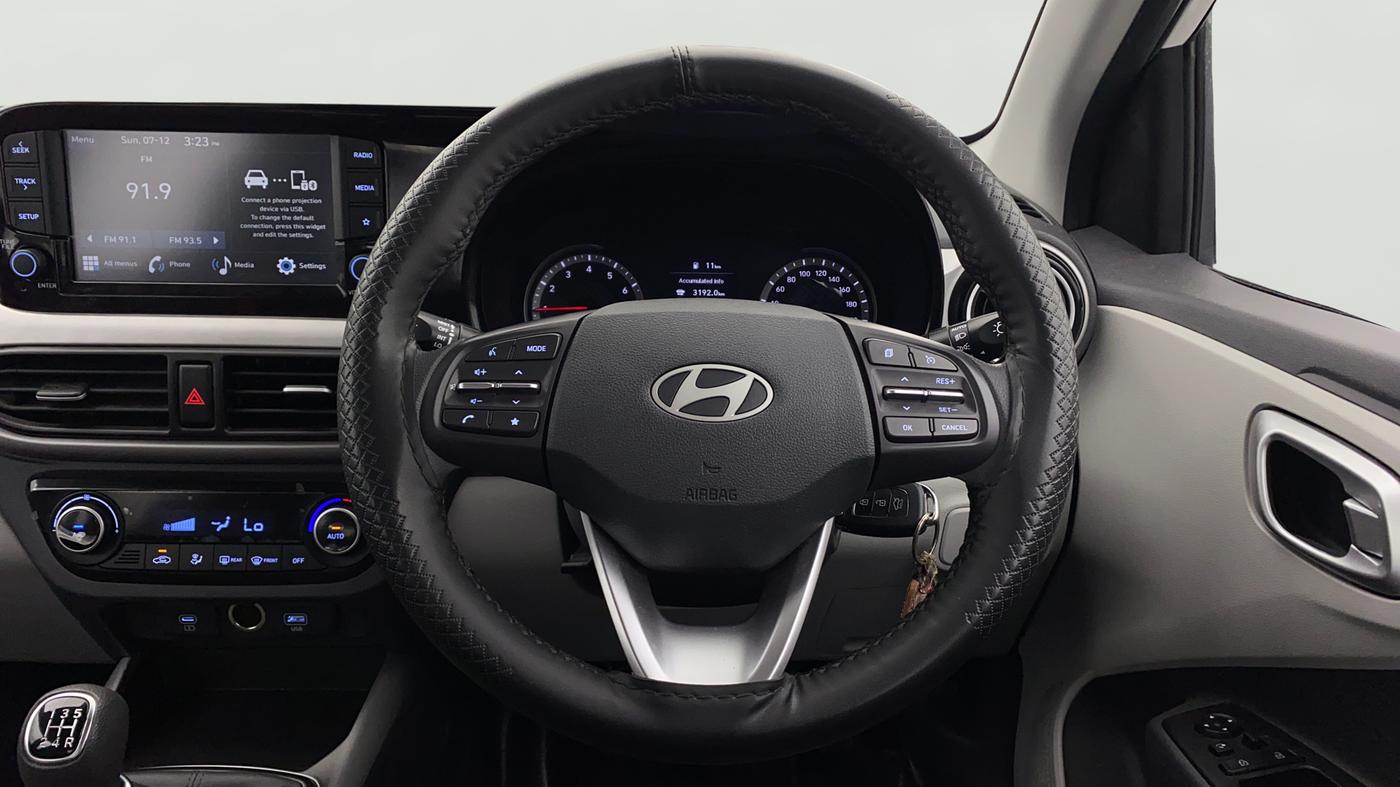 2023 Hyundai GRAND I10 NIOS SPORTZ 1.2 KAPPA VTVT, Petrol, Manual, 13,197 km, Steering Wheel Close Up