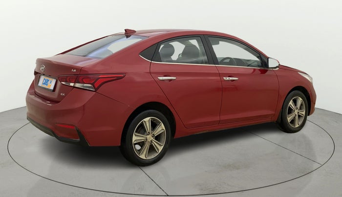 2018 Hyundai Verna 1.6 VTVT SX (O) AT, Petrol, Automatic, 56,470 km, Right Back Diagonal