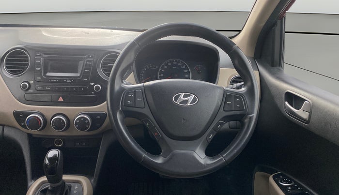 2015 Hyundai Grand i10 ASTA AT 1.2 KAPPA VTVT, Petrol, Automatic, 65,548 km, Steering Wheel Close Up