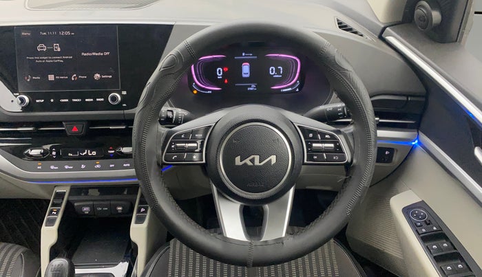 2022 KIA CARENS PRESTIGE PLUS 1.4 PETROL 7 STR, Petrol, Manual, 37,844 km, Steering Wheel Close Up