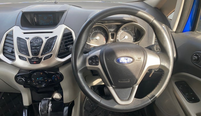 2015 Ford Ecosport TITANIUM 1.5L PETROL AT, Petrol, Automatic, 85,922 km, Steering Wheel Close Up