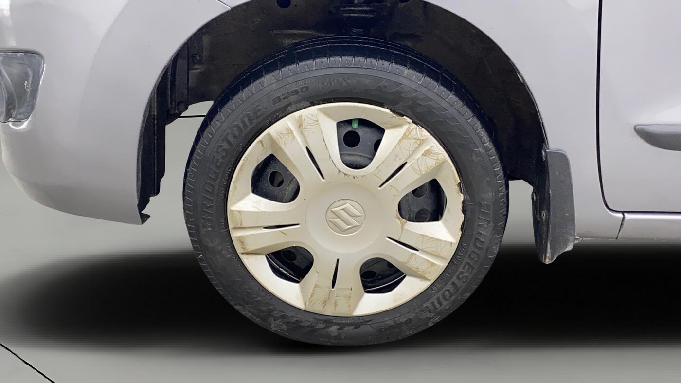 2014 Maruti Wagon R 1.0 VXI, Petrol, Manual, 88,365 km, Left Front Wheel