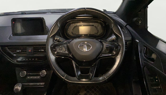 2022 Tata NEXON XZ PLUS PETROL DARK EDITION, Petrol, Manual, 40,079 km, Steering Wheel Close Up