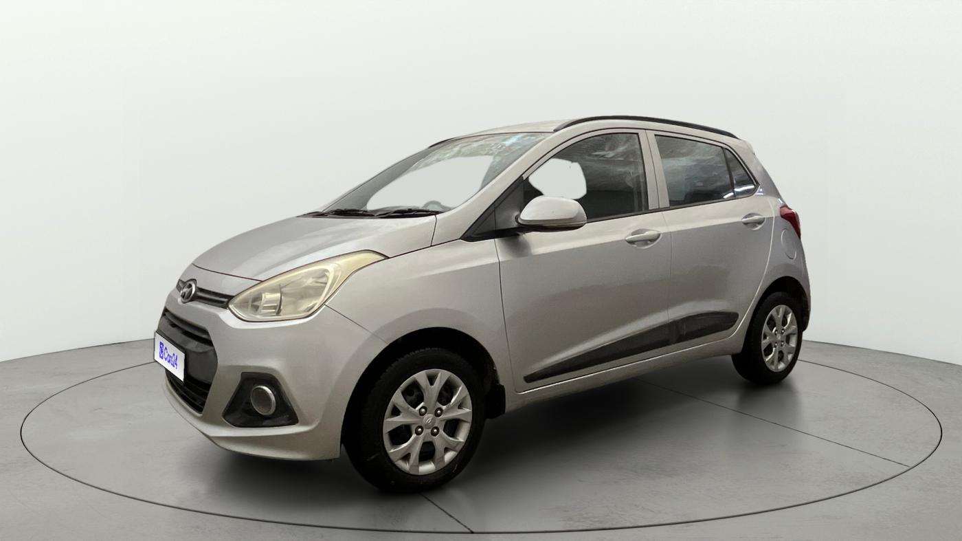2015 Hyundai Grand i10 SPORTZ 1.2 KAPPA VTVT, Petrol, Manual, 20,779 km, Left Front Diagonal