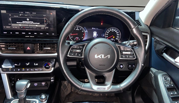 2021 KIA SELTOS X LINE 1.4 PETROL DCT, Petrol, Automatic, 65,509 km, Steering Wheel Close Up