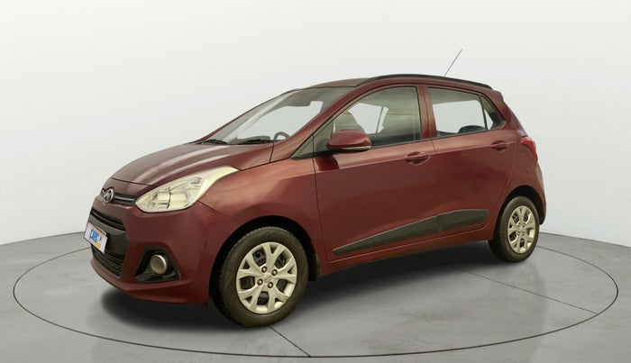 2015 Hyundai Grand i10 SPORTZ 1.2 KAPPA VTVT, Petrol, Manual, 52,891 km, Left Front Diagonal