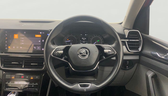 2022 Skoda KUSHAQ STYLE 1.5L TSI DSG, Petrol, Automatic, 17,979 km, Steering Wheel Close Up