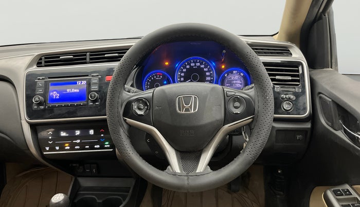 2015 Honda City 1.5L I-VTEC V MT, Petrol, Manual, 1,19,495 km, Steering Wheel Close Up