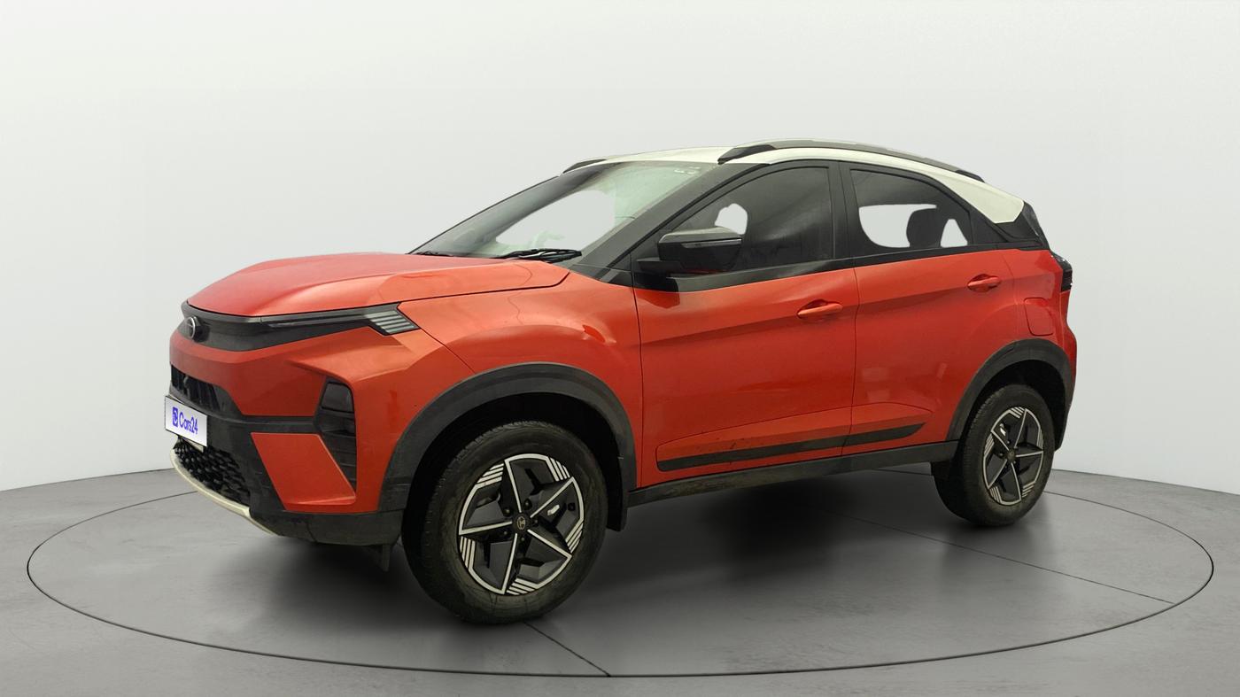 2024 Tata NEXON CREATIVE+ SUNROOF AMT DUAL TONE 1.2 PETROL, Petrol, Automatic, 15,620 km, Left Front Diagonal