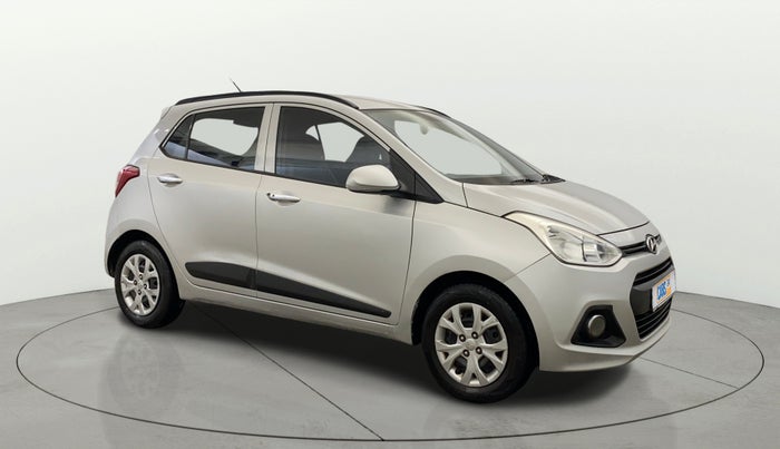 2014 Hyundai Grand i10 SPORTZ 1.2 KAPPA VTVT, Petrol, Manual, 58,739 km, Right Front Diagonal