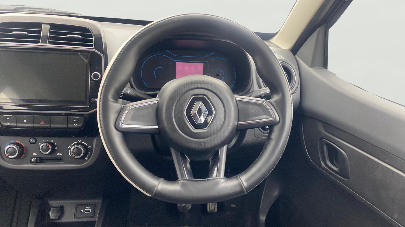 2021 Renault Kwid RXT 1.0 AMT (O), Petrol, Automatic, 19,215 km, Steering Wheel Close Up