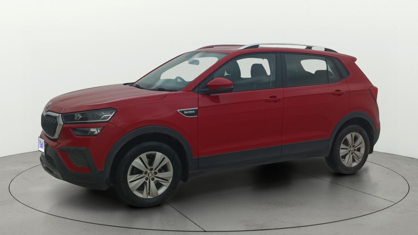 2021 Skoda KUSHAQ AMBITION 1.0L TSI AT, Petrol, Automatic, 70,775 km, Left Front Diagonal