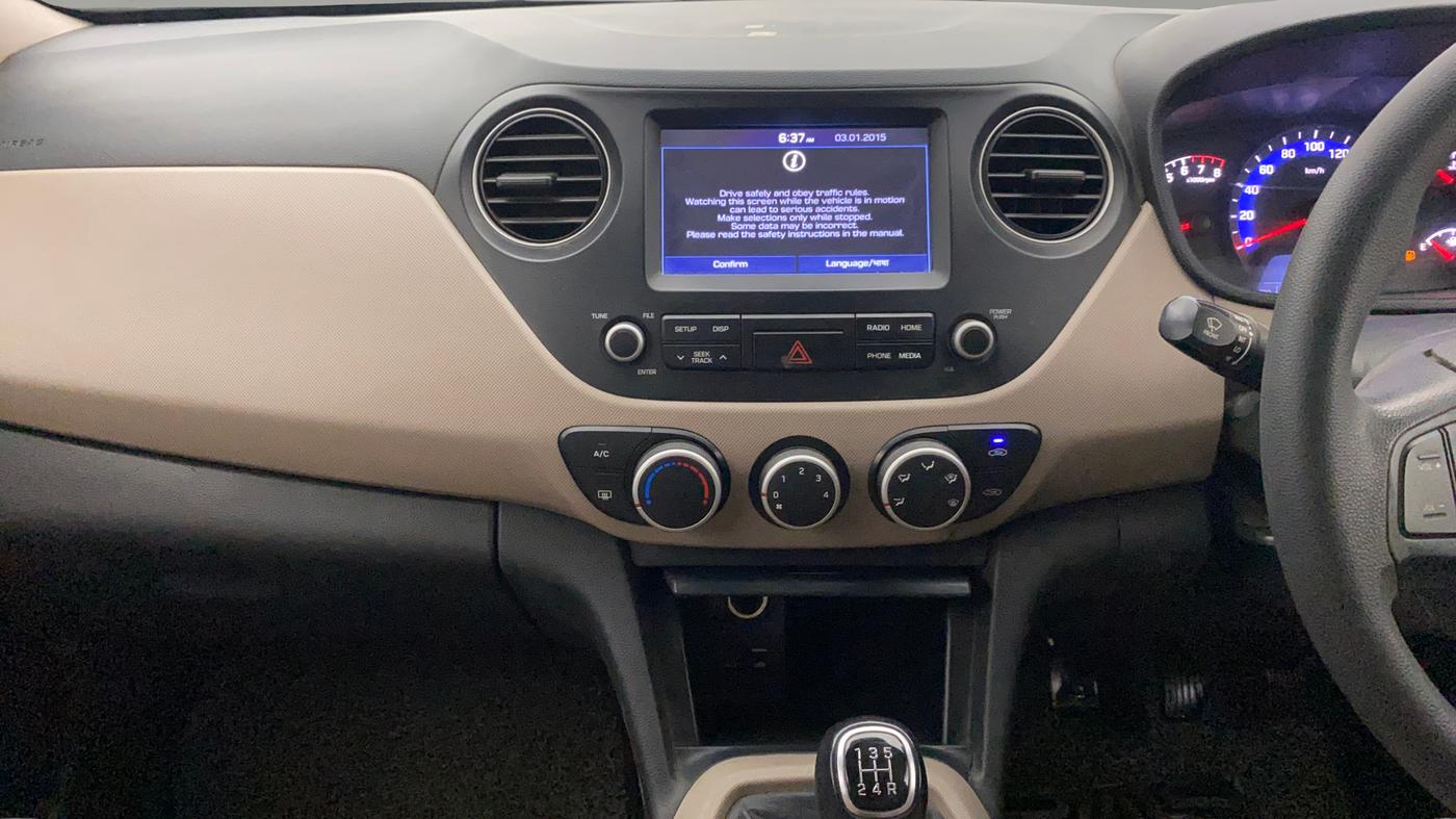 2018 Hyundai Xcent SX 1.2, CNG, Manual, 1,33,725 km, Air Conditioner