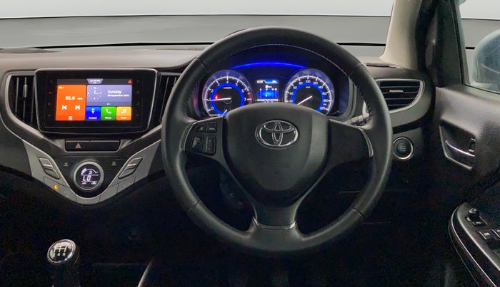 2021 Toyota Glanza V, Petrol, Manual, 36,189 km, Steering Wheel Close Up