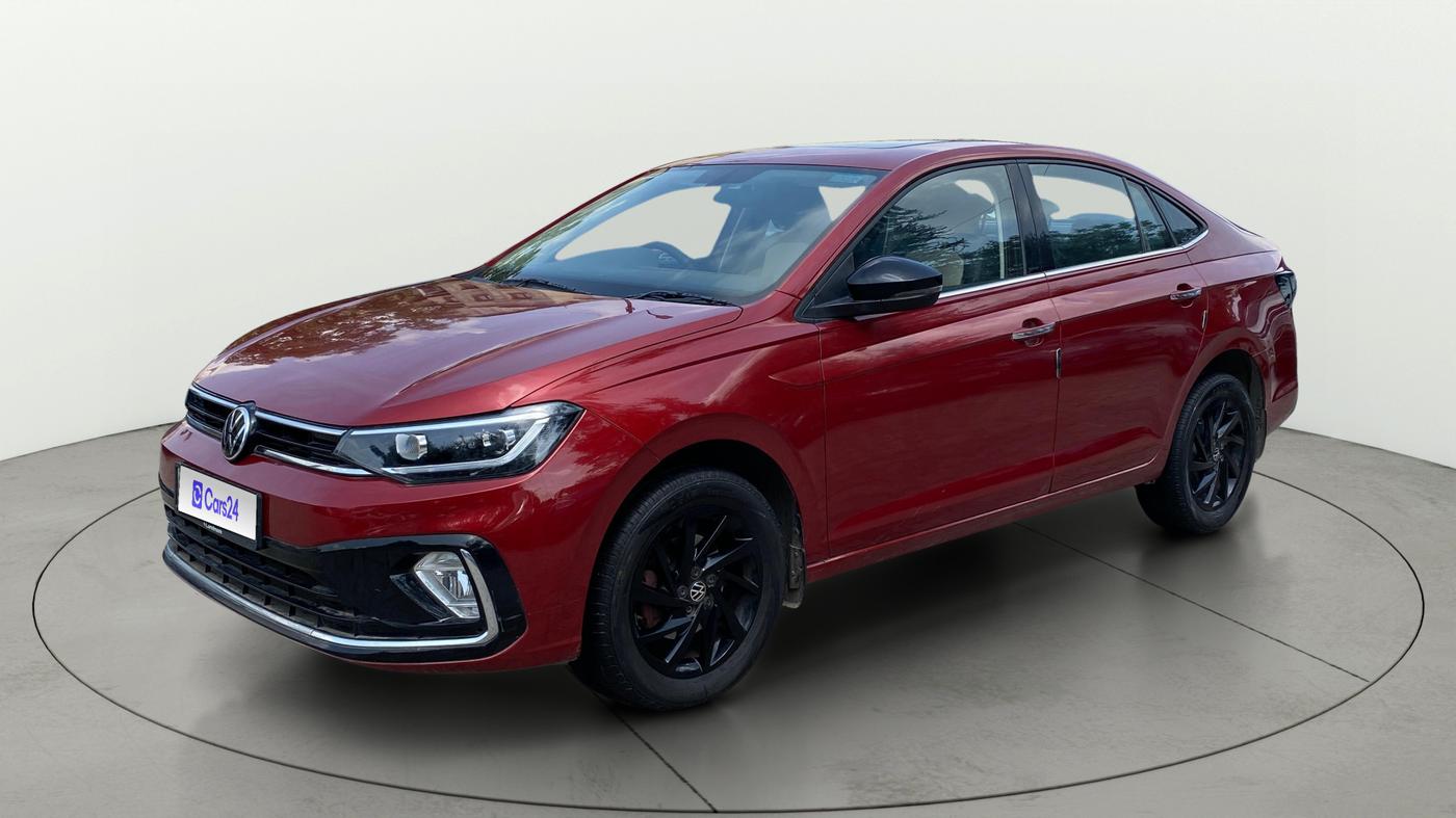 2023 Volkswagen VIRTUS TOPLINE TSI 1.0 MT, Petrol, Manual, 40,405 km, Left Front Diagonal