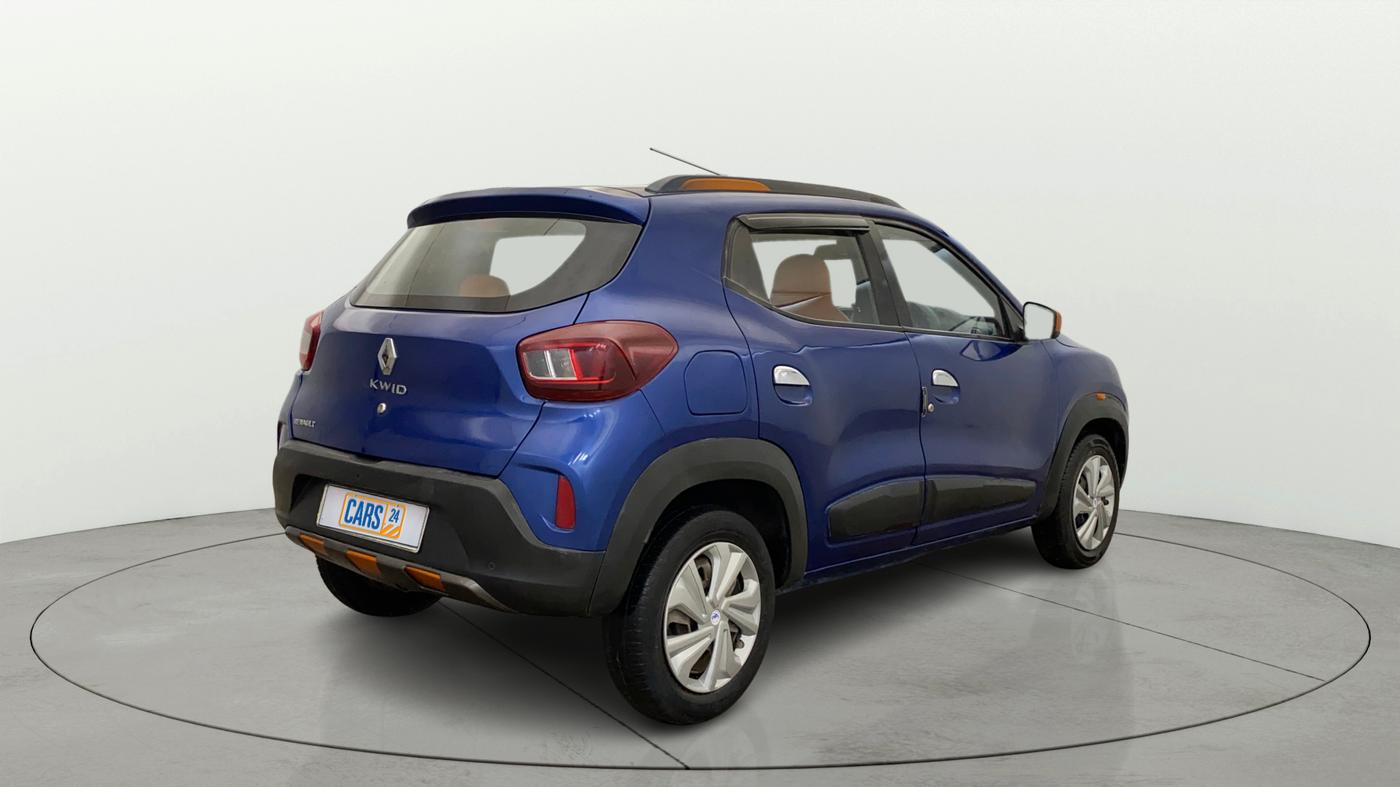2020 Renault Kwid CLIMBER 1.0 (O), CNG, Manual, 47,123 km, Right Back Diagonal