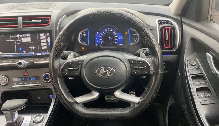 2020 Hyundai Creta SX (O) 1.4 TURBO DCT, Petrol, Automatic, 77,456 km, Steering Wheel Close Up