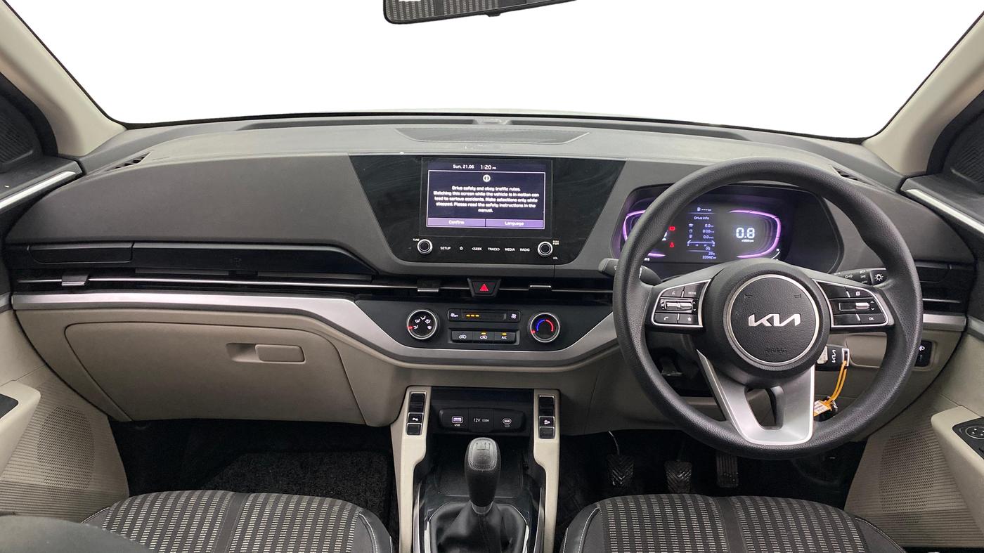 2023 KIA CARENS PRESTIGE 1.5 PETROL 7 STR, Petrol, Manual, 33,940 km, Dashboard