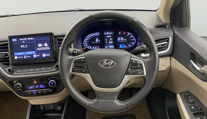 2021 Hyundai Verna SX 1.5 VTVT, Petrol, Manual, 87,837 km, Steering Wheel Close Up