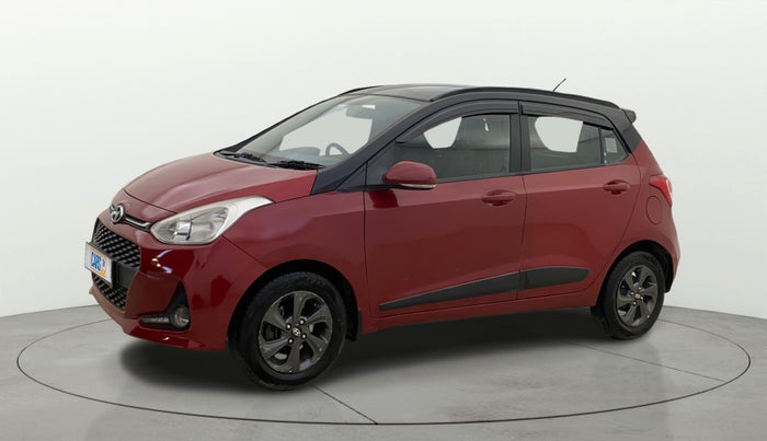 2018 Hyundai Grand i10 SPORTZ 1.2 KAPPA VTVT DUAL TONE, Petrol, Manual, 53,108 km, Left Front Diagonal