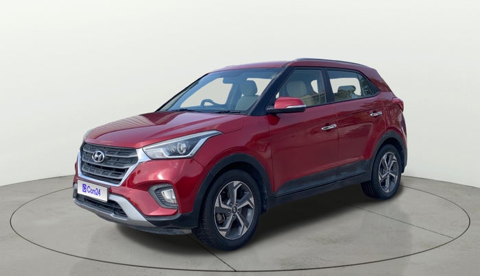 2018 Hyundai Creta SX 1.6 PETROL, Petrol, Manual, 1,23,472 km, Left Front Diagonal