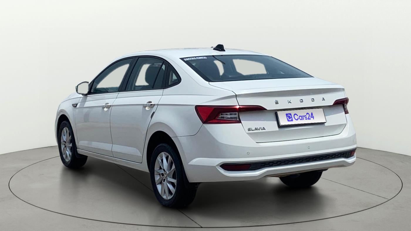 2023 Skoda SLAVIA AMBITION 1.0L TSI AT, Petrol, Automatic, 75,687 km, Left Back Diagonal