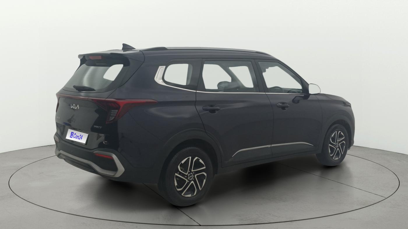 2023 KIA CARENS PRESTIGE PLUS 1.5 PETROL DCT 7 STR, Petrol, Automatic, 15,577 km, Right Back Diagonal