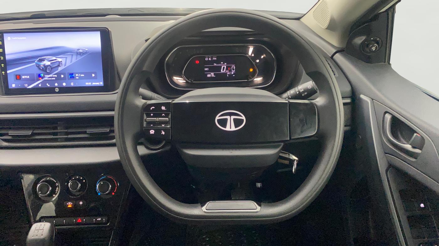 2024 Tata NEXON SMART+ 1.2 PETROL, Petrol, Manual, 19,953 km, Steering Wheel Close Up