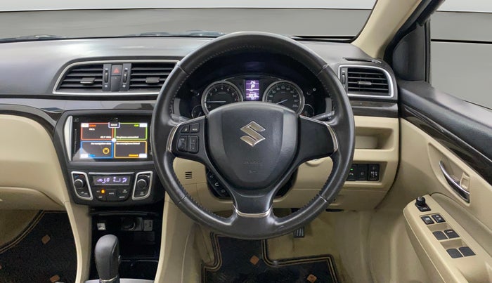 2017 Maruti Ciaz ALPHA  AT 1.4  PETROL, Petrol, Automatic, 22,572 km, Steering Wheel Close Up