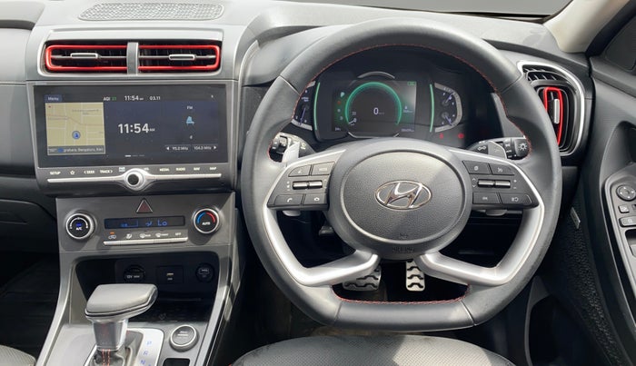 2021 Hyundai Creta SX (O) 1.4 TURBO DCT, Petrol, Automatic, 38,613 km, Steering Wheel Close Up