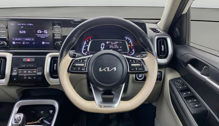 2023 KIA SONET HTX 1.5D IMT, Diesel, Manual, 16,225 km, Steering Wheel Close Up