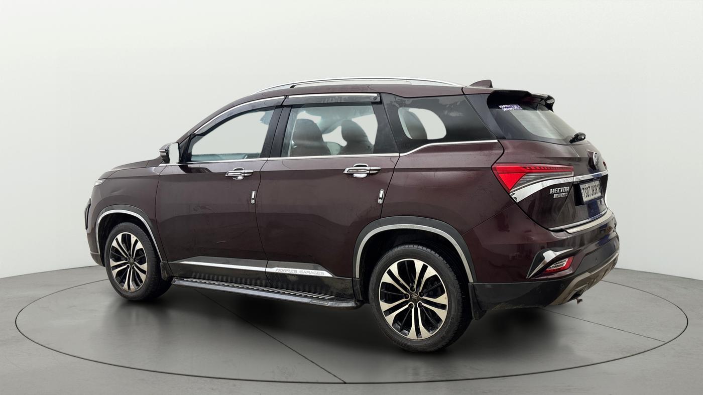 2022 MG HECTOR PLUS SHARP 1.5 PETROL TURBO CVT 6-STR, Petrol, Automatic, 39,063 km, Left Back Diagonal