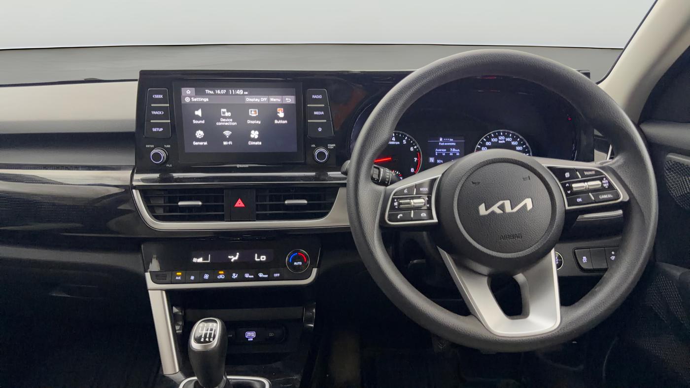 2022 KIA SELTOS HTK PLUS 1.5 IMT, Petrol, Manual, 29,351 km, Steering Wheel Close Up