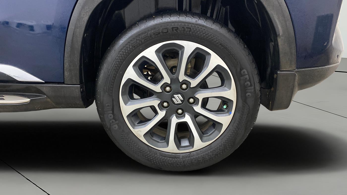 2022 Maruti Grand Vitara ALPHA SMART HYBRID AT, Petrol, Automatic, 56,389 km, Left Rear Wheel
