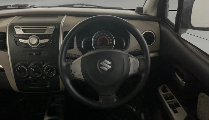 2014 Maruti Wagon R 1.0 VXI, Petrol, Manual, 47,555 km, Steering Wheel Close Up