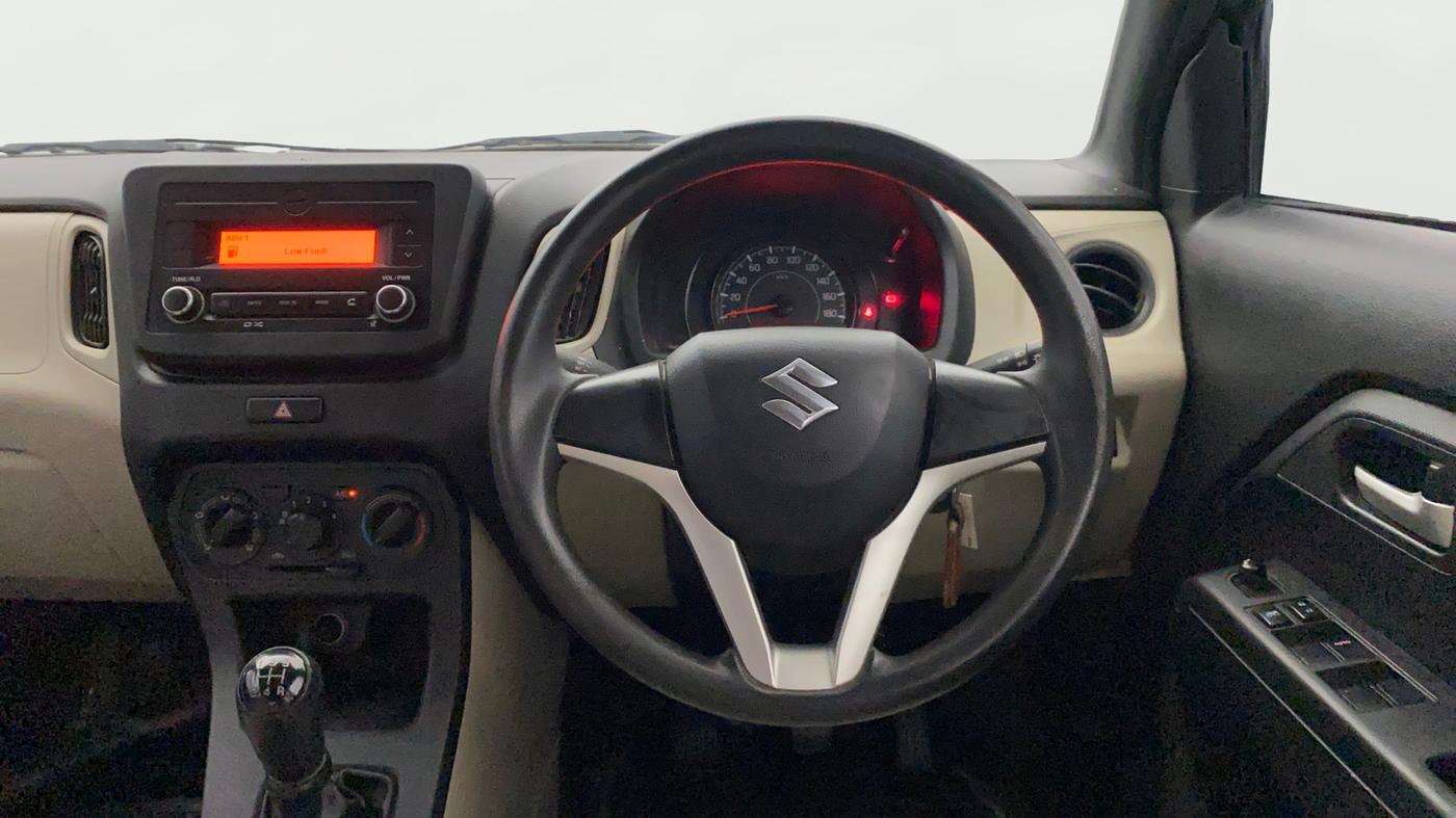 2020 Maruti New Wagon-R VXI 1.0, Petrol, Manual, 60,585 km, Steering Wheel Close Up